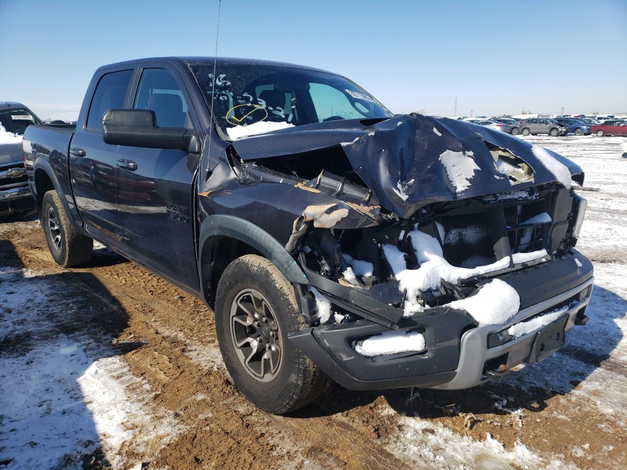 RAM 1500 REBEL 2016 with VIN 1C6RR7YT9GS103492 - Photo from auction