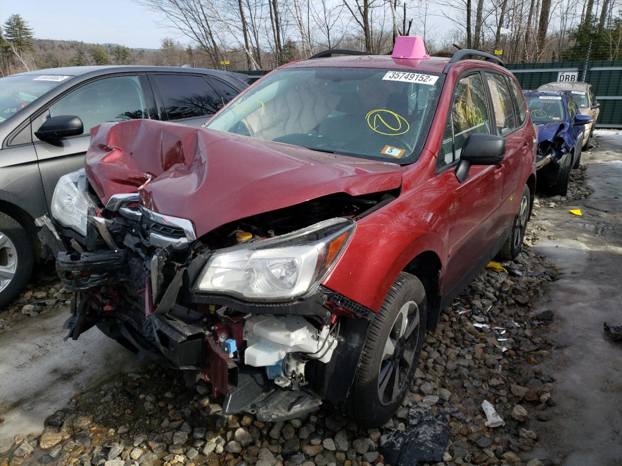 Foto 2 de la subasta – 2017 SUBARU FORESTER 2 con VIN JF2SJABCXHH413657