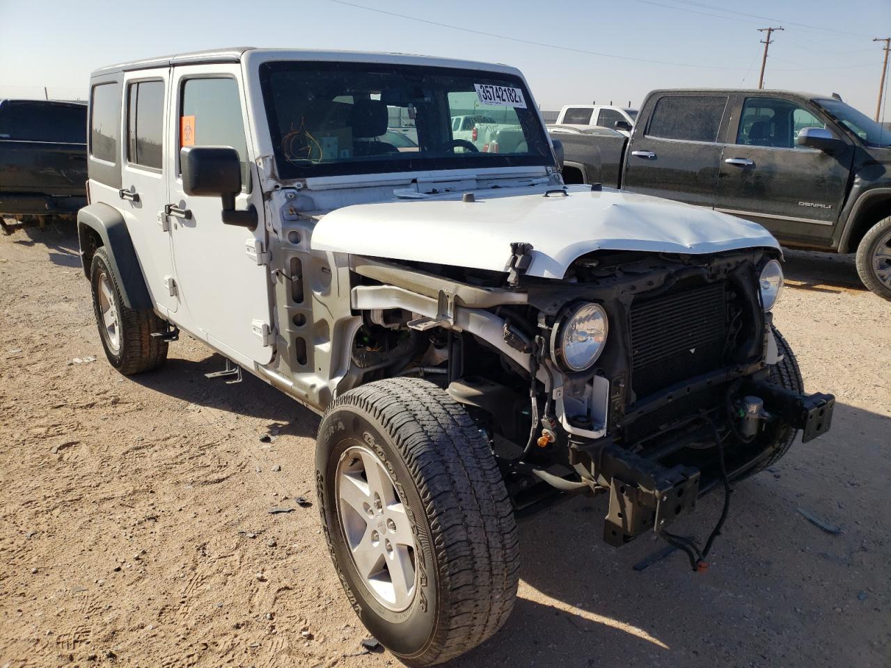 JEEP WRANGLER U 2017 with VIN 1C4BJWDG3HL527735 - Photo from auction