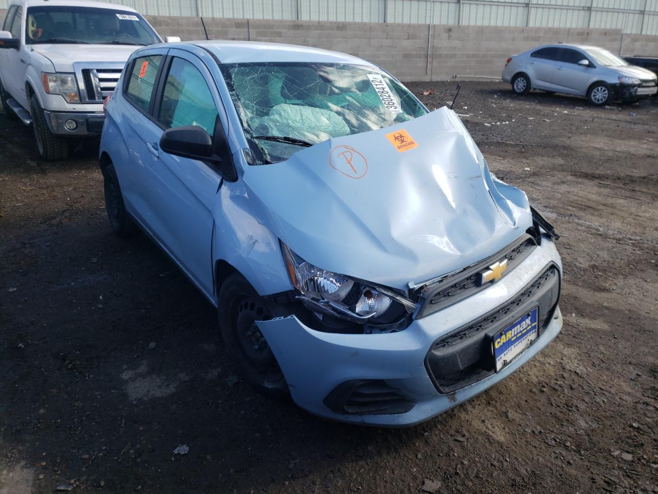 CHEVROLET SPARK LS 2016 with VIN KL8CB6SA7GC603061 - Photo from auction