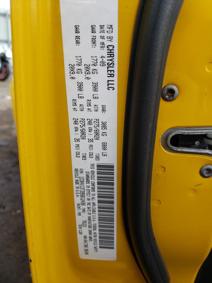 Photo 10 from auction – 2009 DODGE RAM 1500 with VIN 1D3HV13T39S812496