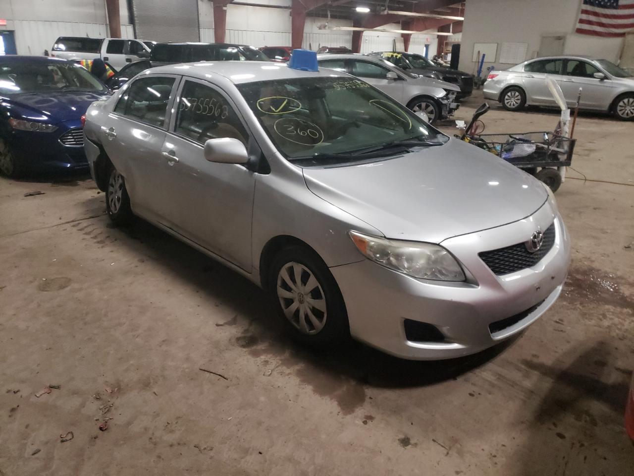 TOYOTA COROLLA BA 2010 with VIN 2T1BU4EE8AC407628 - Photo from auction