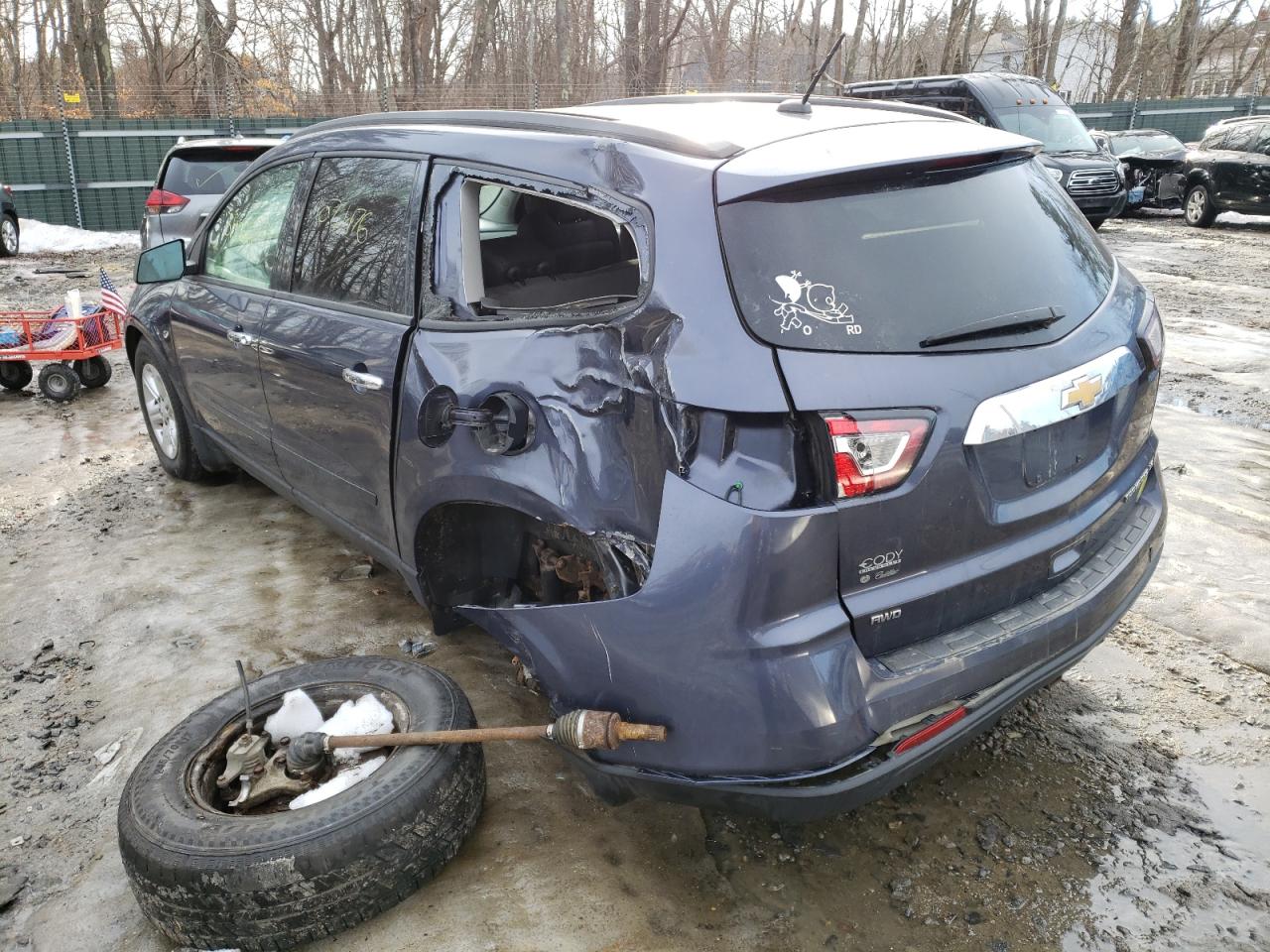 Photo 3 from auction – 2013 CHEVROLET TRAVERSE L with VIN 1GNKVFKD1DJ106641