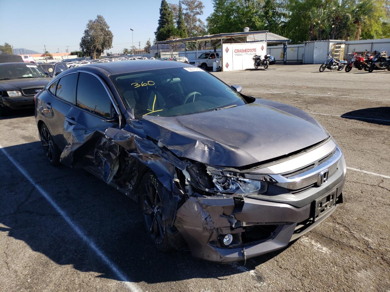 HONDA CIVIC LX 2016 with VIN 2HGFC2F5XGH532072 - Photo from auction