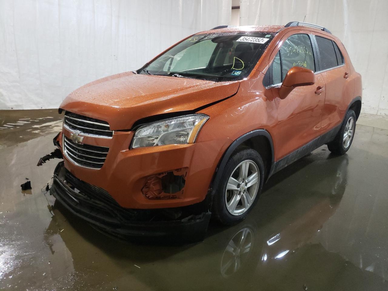 Photo 2 from auction – 2015 CHEVROLET TRAX 1LT with VIN KL7CJRSB7FB234580