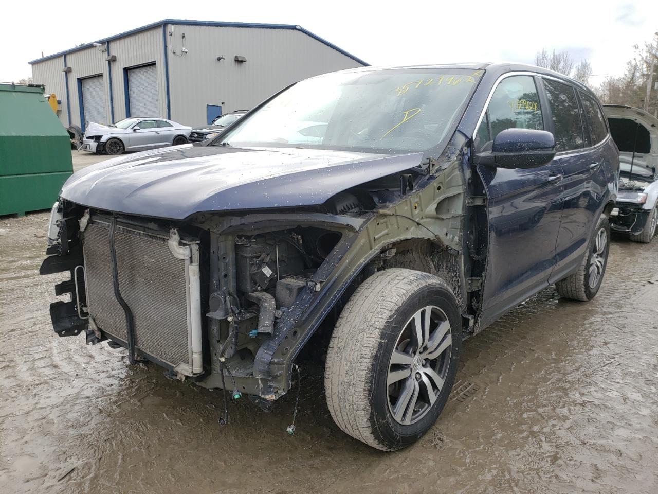 Photo 2 from auction – 2018 HONDA PILOT EX with VIN 5FNYF6H34JB072311