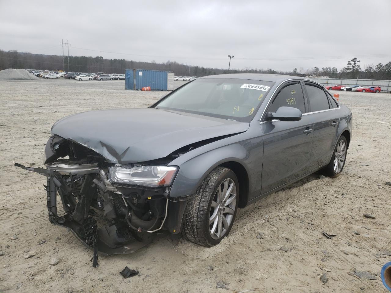 Photo 2 from auction – 2013 AUDI A4 PREMIUM with VIN WAUEFAFL4DN049817