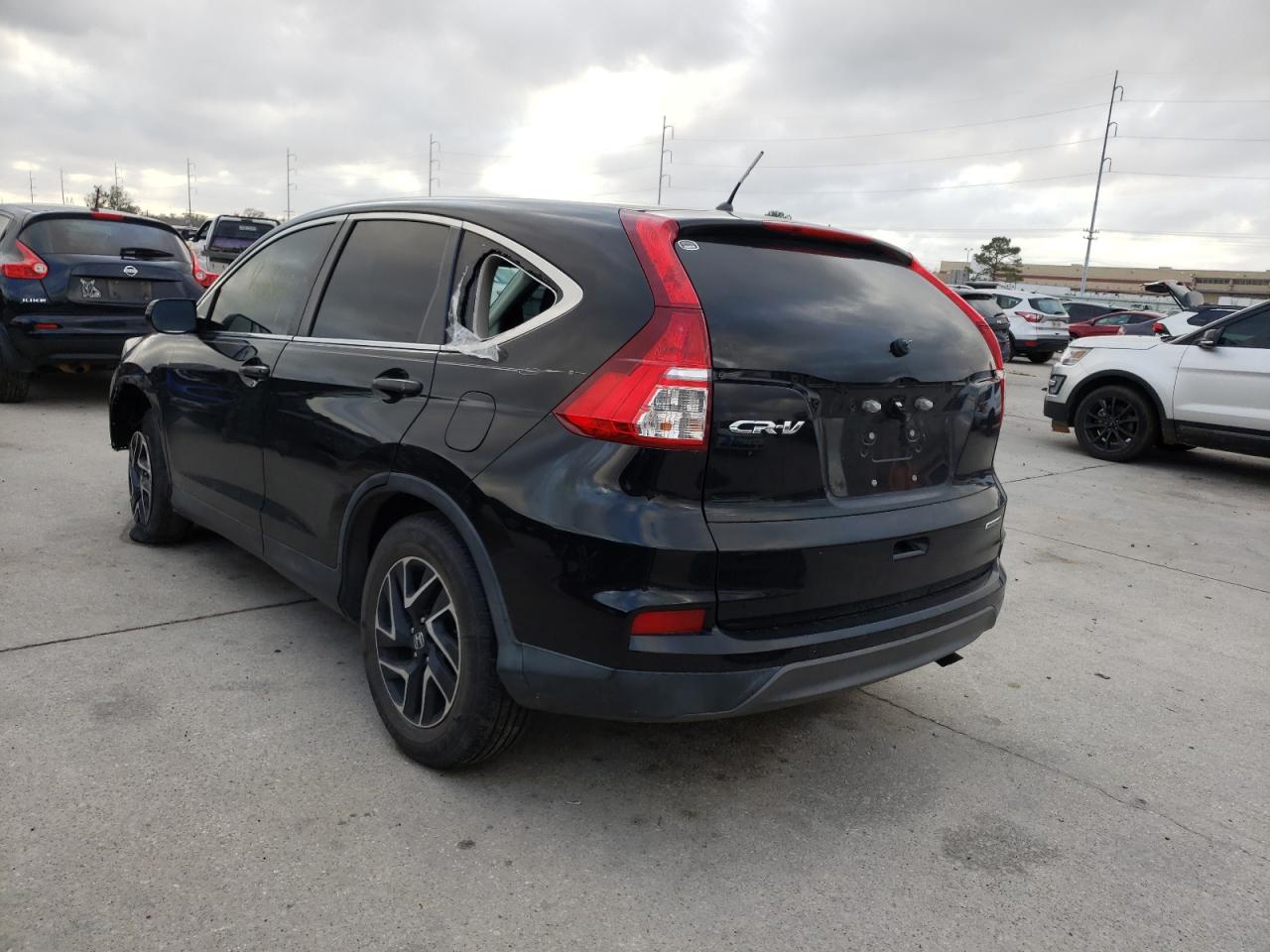 Photo 3 from auction – 2016 HONDA CR-V SE with VIN 2HKRM3H48GH559443
