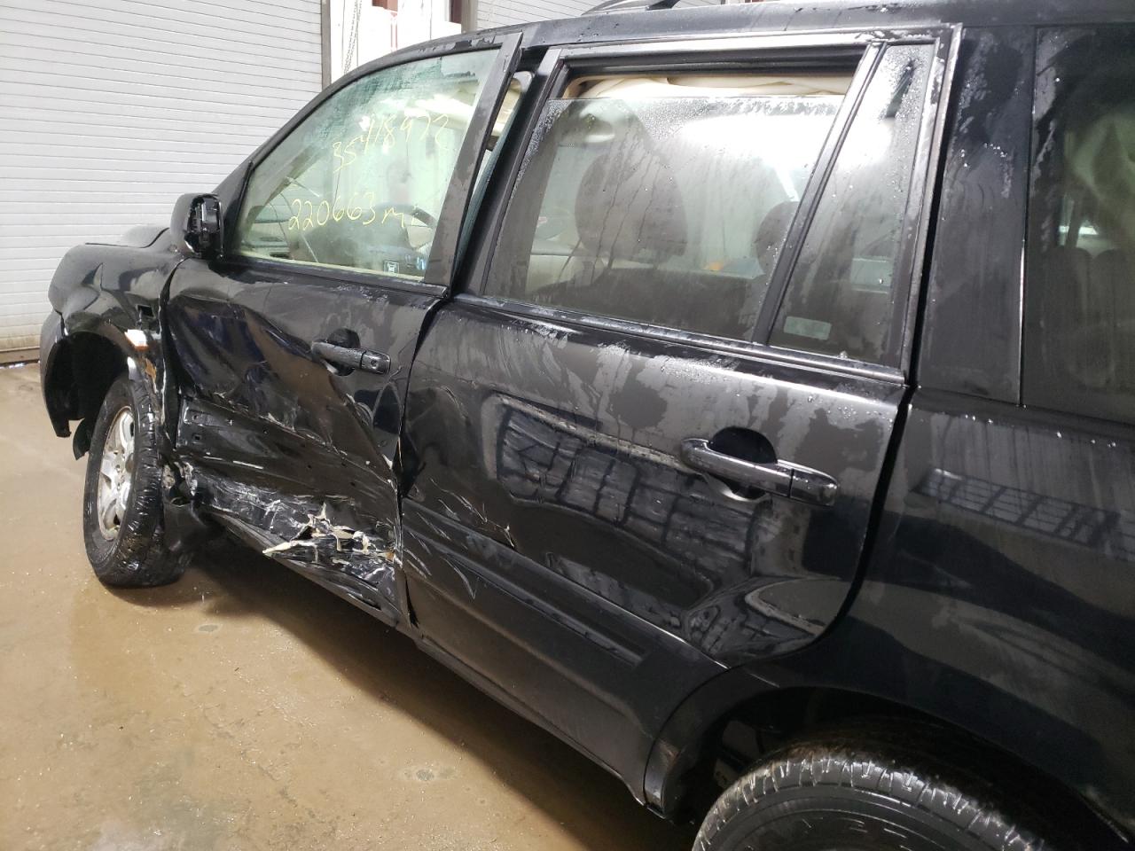 Photo 9 from auction – 2008 HONDA PILOT EXL with VIN 5FNYF18548B036942