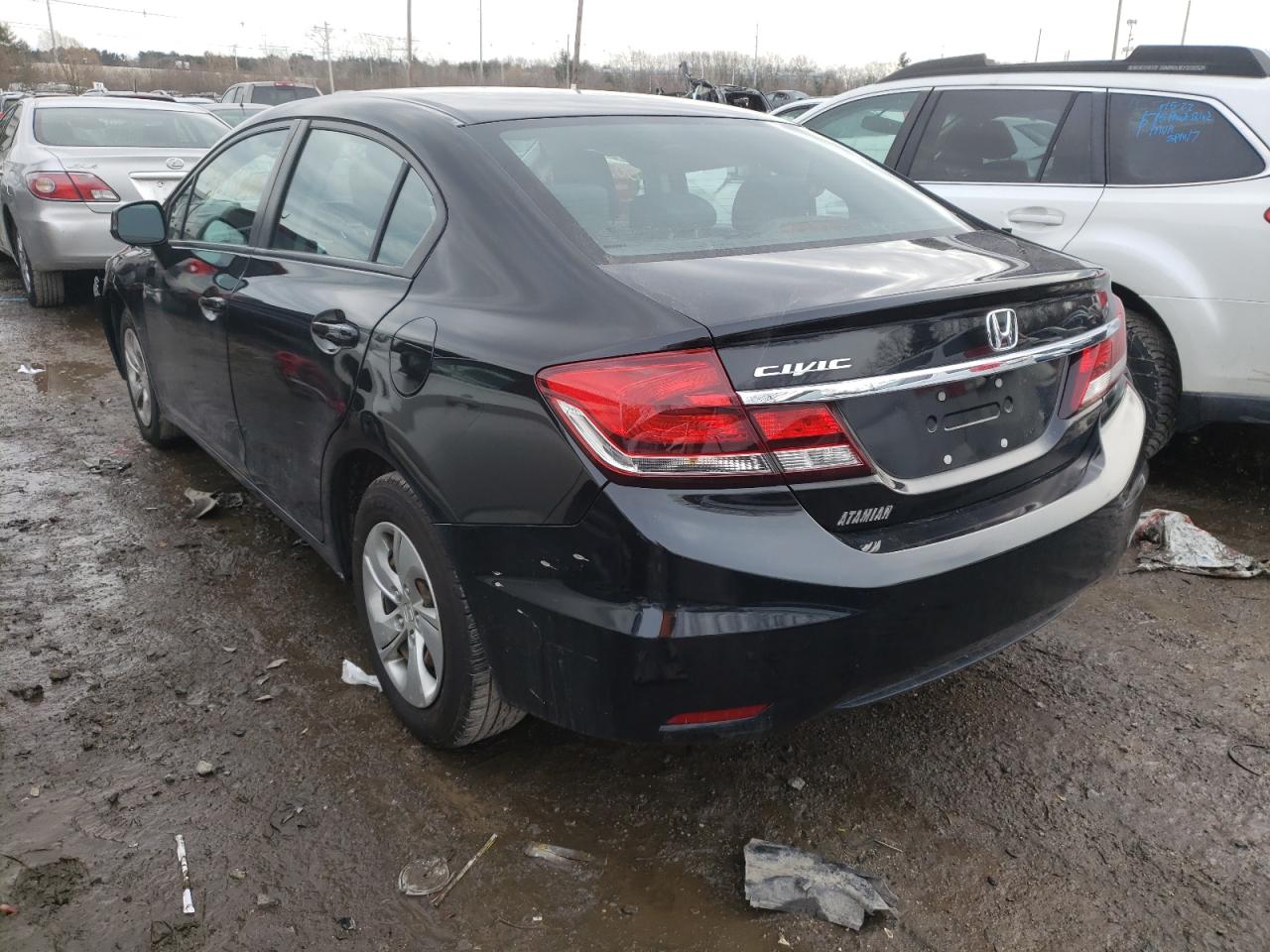 Photo 3 from auction – 2014 HONDA CIVIC LX with VIN 2HGFB2F58EH555351