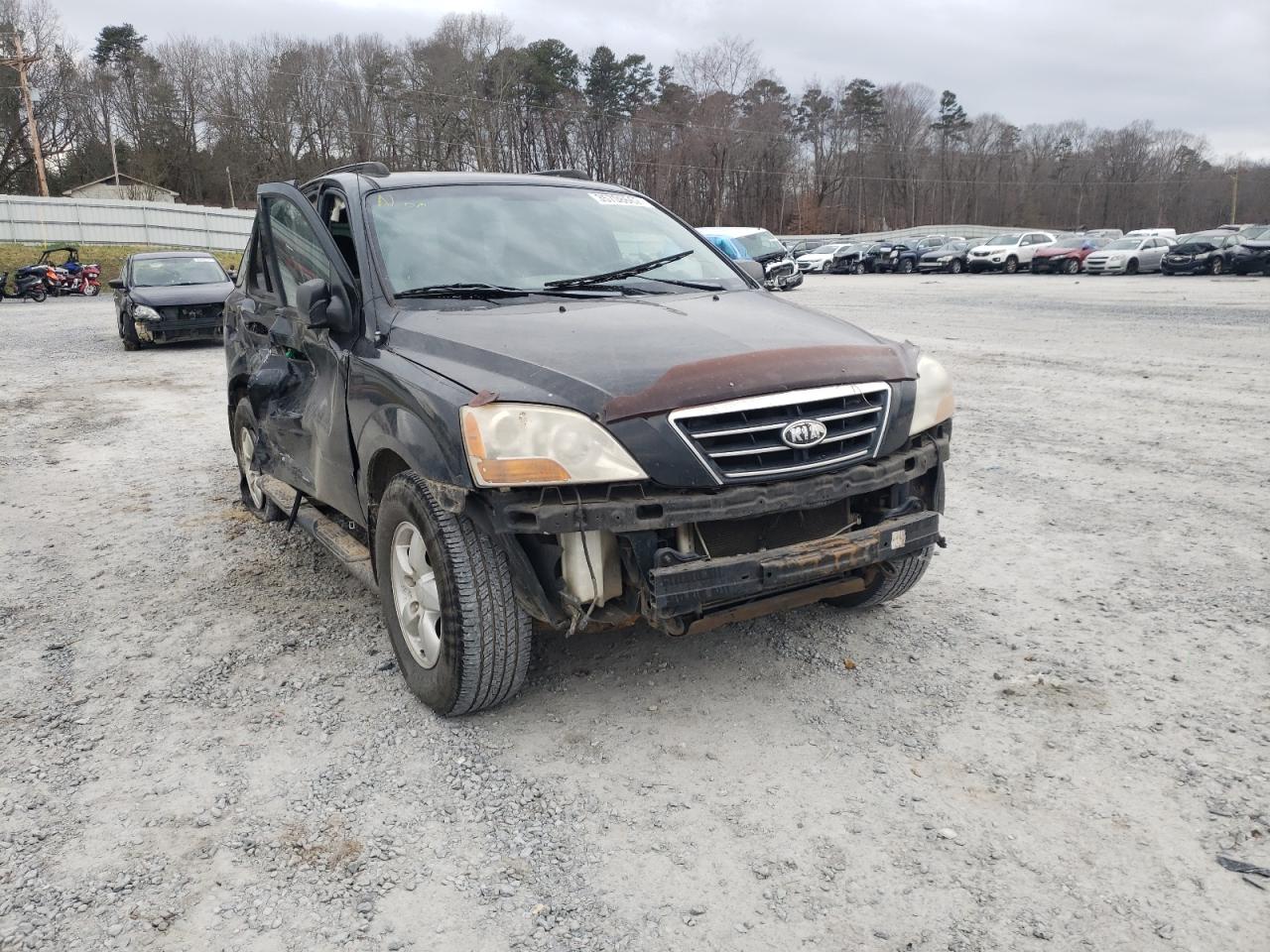 KIA SORENTO EX 2008 with VIN KNDJD735085799818 - Photo from auction