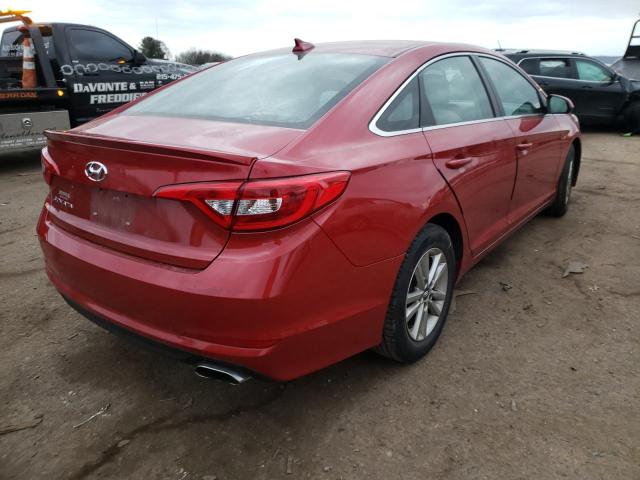 Photo 4 from auction – 2017 HYUNDAI SONATA SE with VIN 5NPE24AF2HH455201