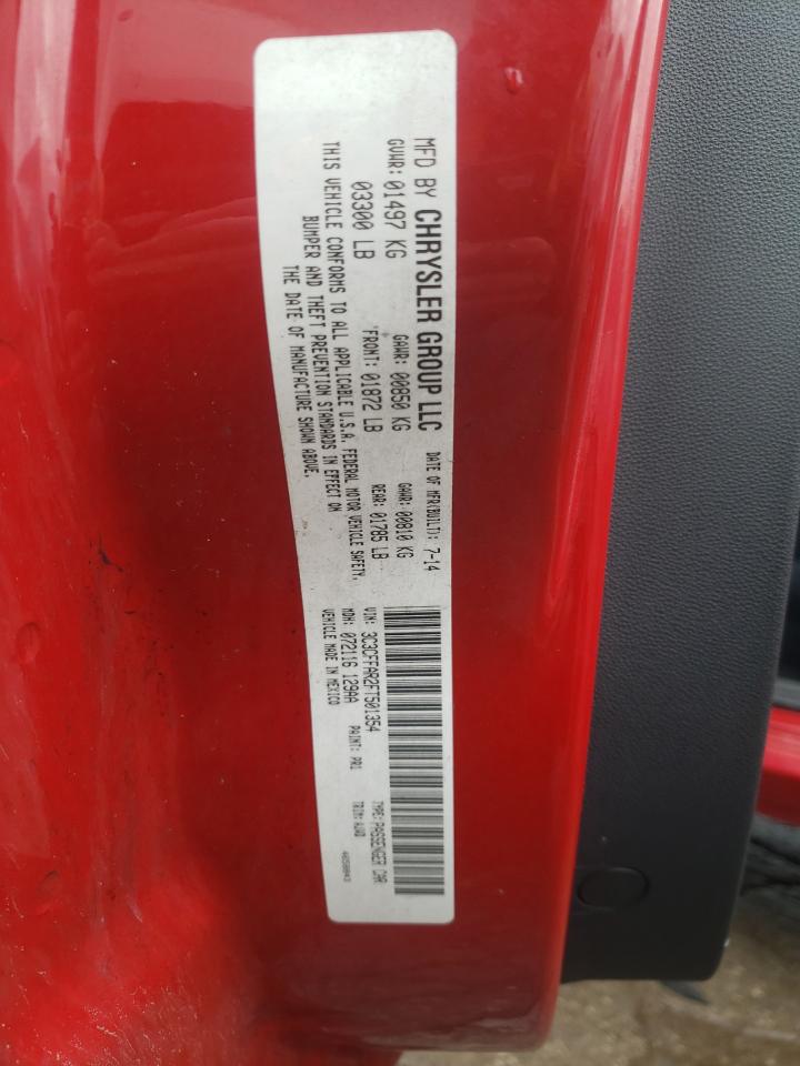 Photo 10 from auction – 2015 FIAT 500 POP with VIN 3C3CFFAR2FT501354