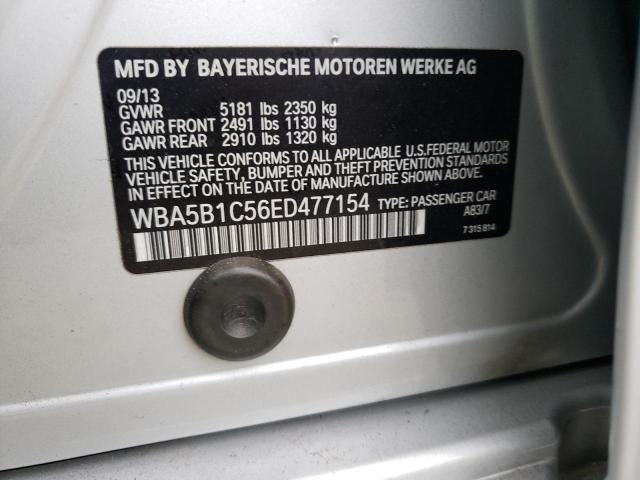 Photo 10 from auction – 2014 BMW 535 I with VIN WBA5B1C56ED477154
