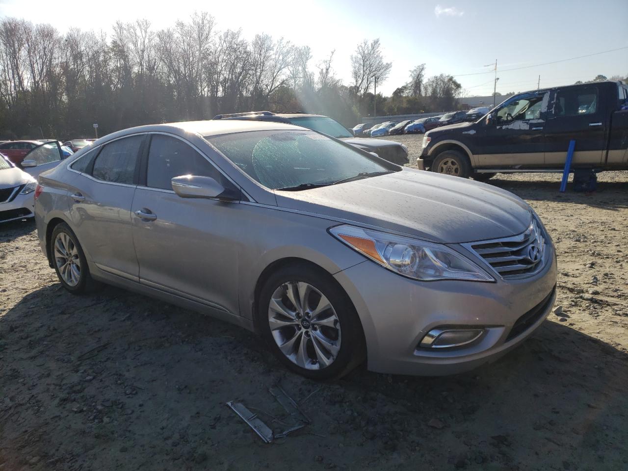 HYUNDAI AZERA 2012 with VIN KMHFG4JG1CA156227 - Photo from auction