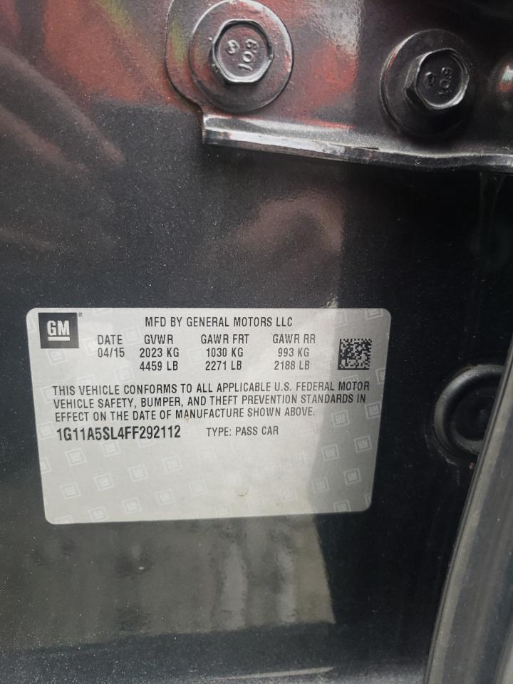 Photo 10 from auction – 2015 CHEVROLET MALIBU LS with VIN 1G11A5SL4FF292112