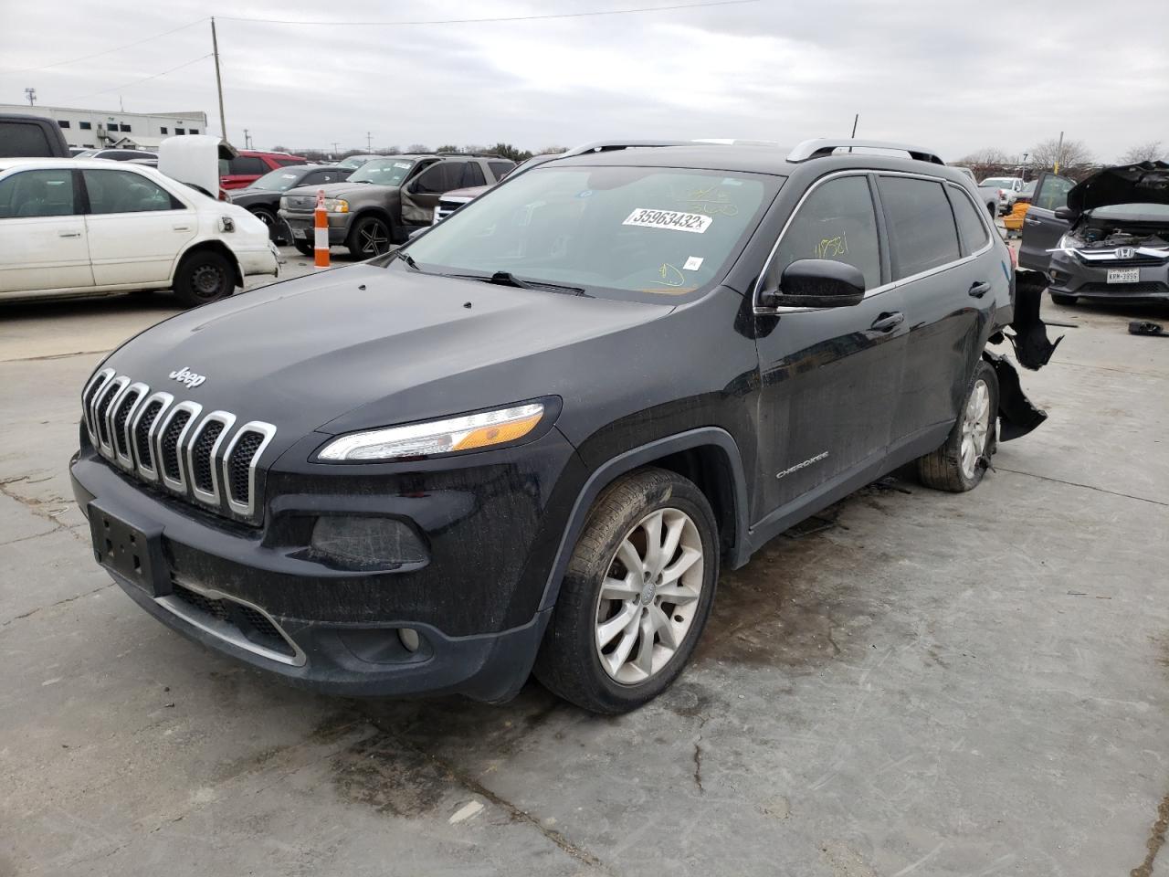 Photo 2 from auction – 2016 JEEP CHEROKEE with VIN 1C4PJMDS9GW181928