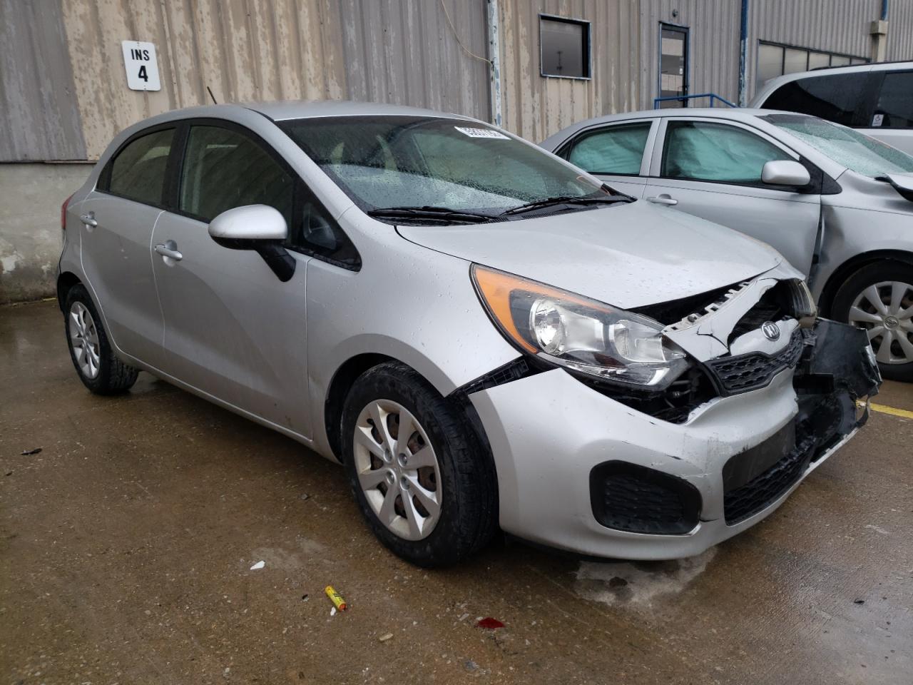 KIA RIO LX 2013 with VIN KNADM5A33D6275678 - Photo from auction
