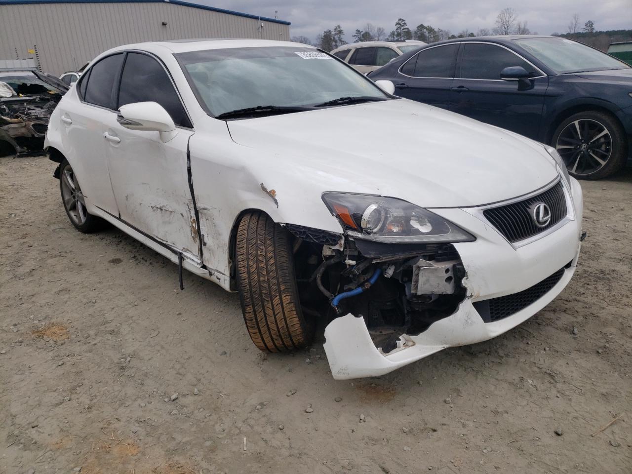 LEXUS IS 250 2012 with VIN JTHBF5C22C5165491 - Photo from auction