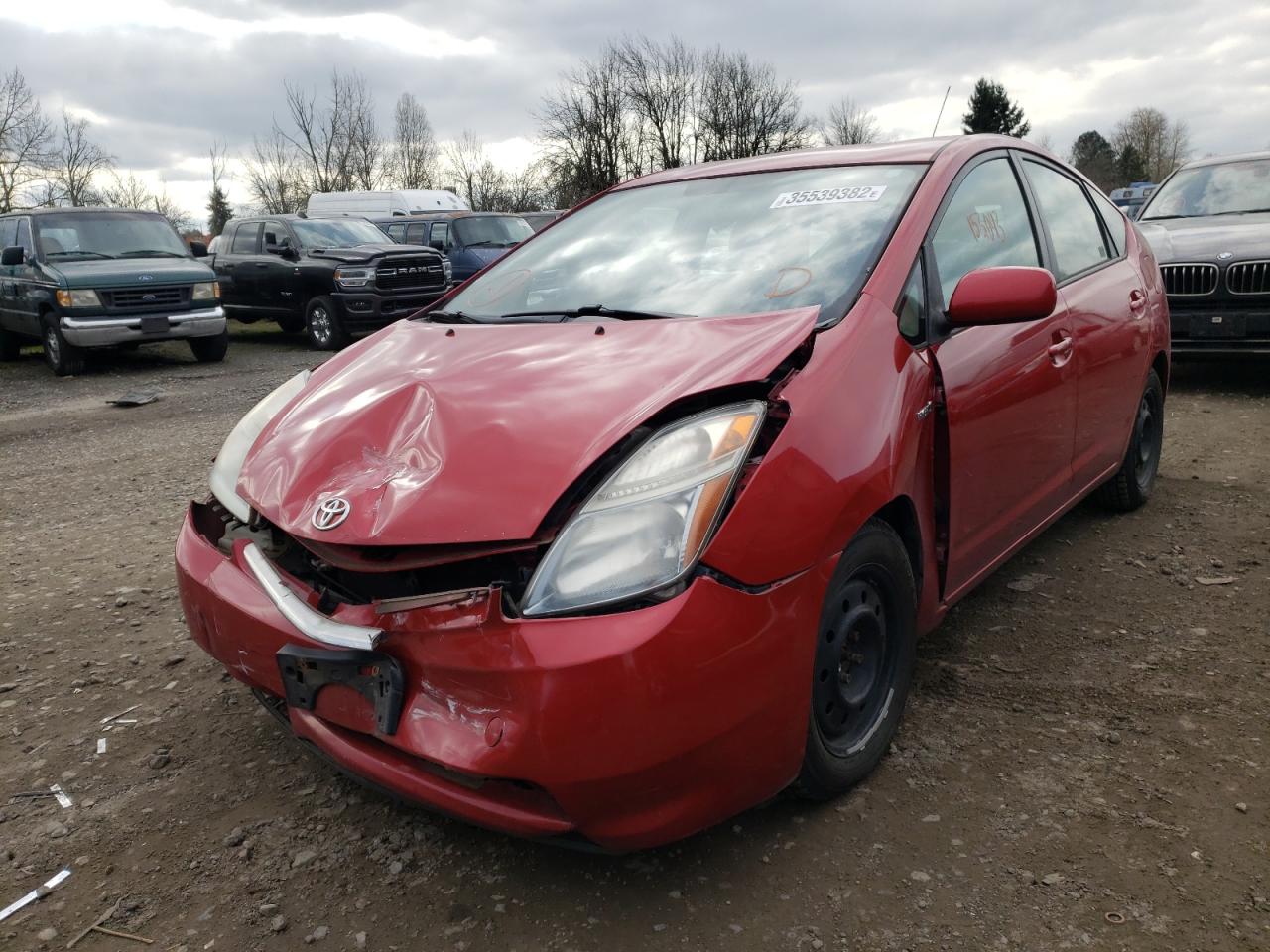 Photo 2 from auction – 2007 TOYOTA PRIUS with VIN JTDKB20UX77693078