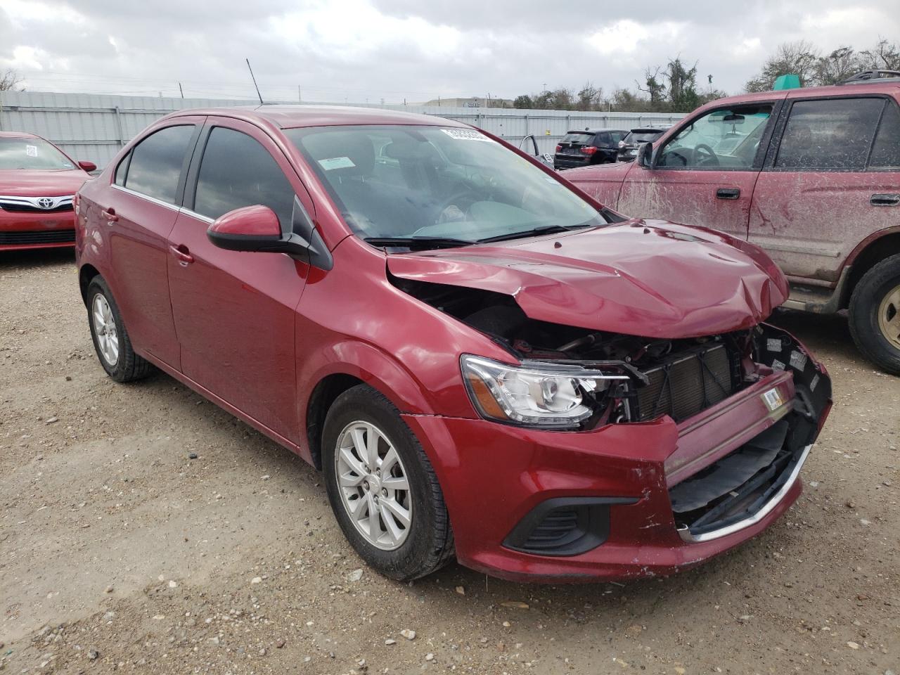 CHEVROLET SONIC LT 2018 with VIN 1G1JD5SH7J4102648 - Photo from auction