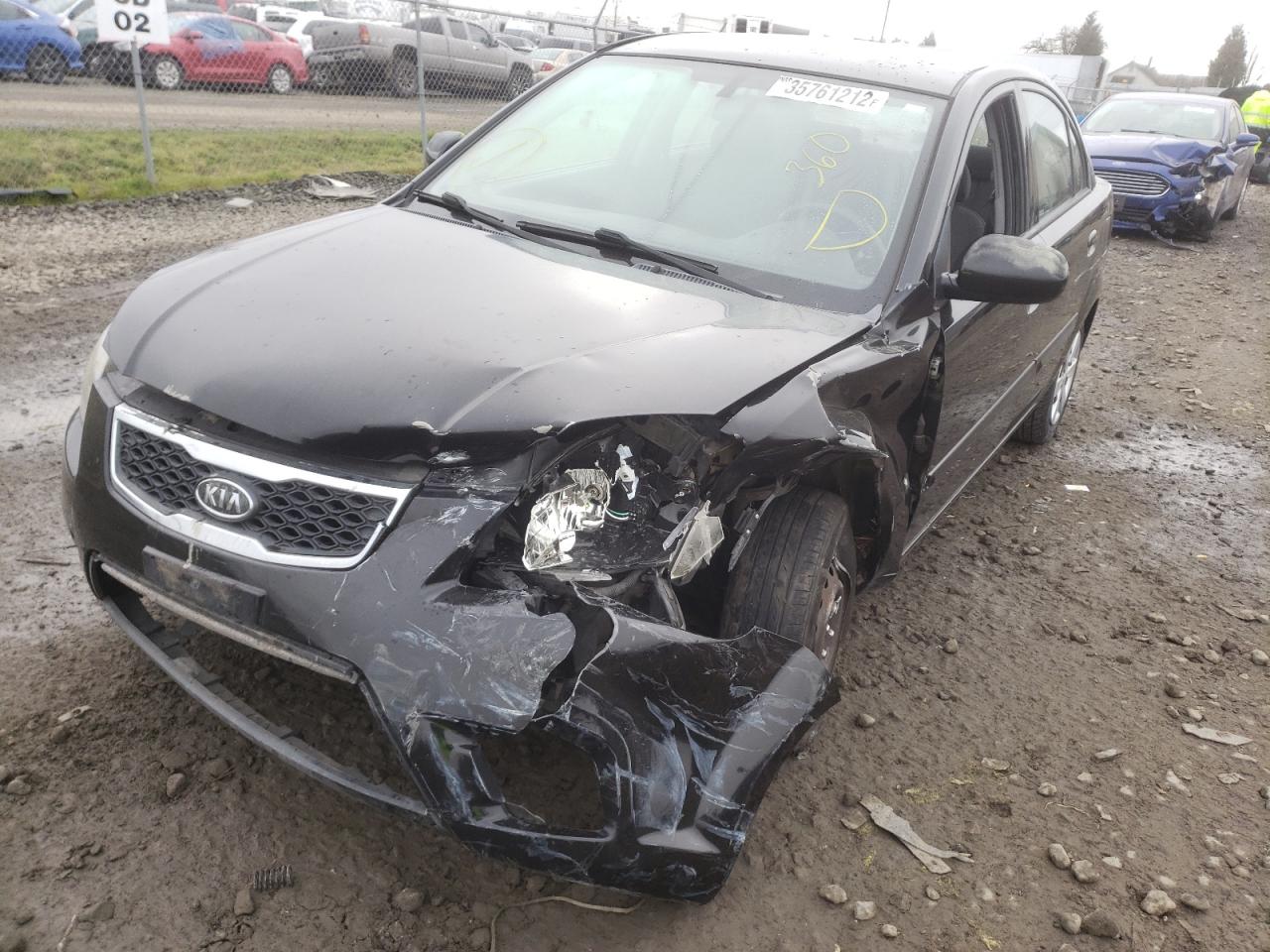 Photo 9 from auction – 2011 KIA RIO BASE with VIN KNADH4A3XB6939261