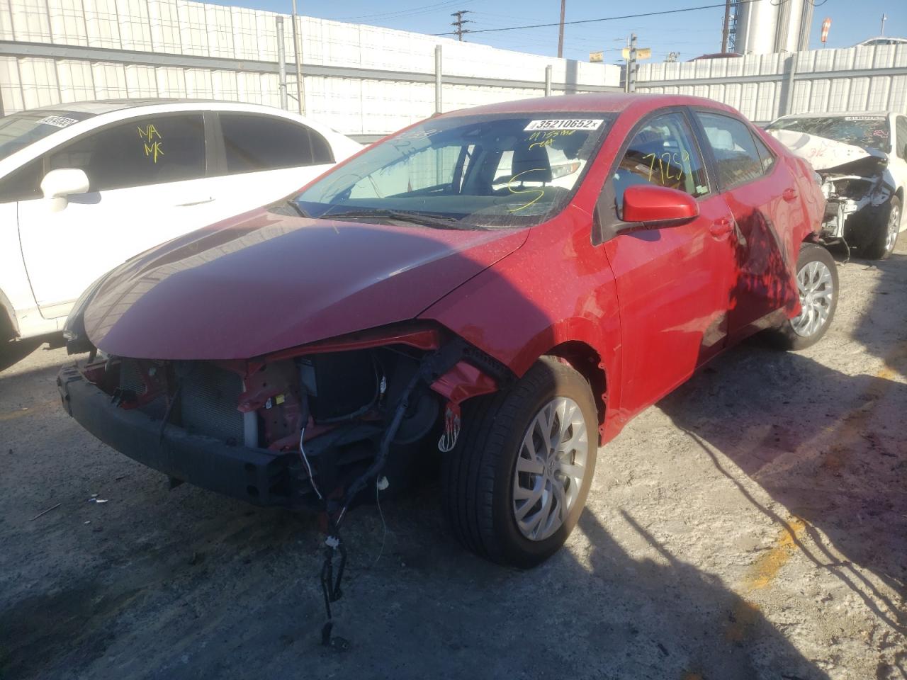 Photo 2 from auction – 2018 TOYOTA COROLLA L with VIN 2T1BURHE3JC069001