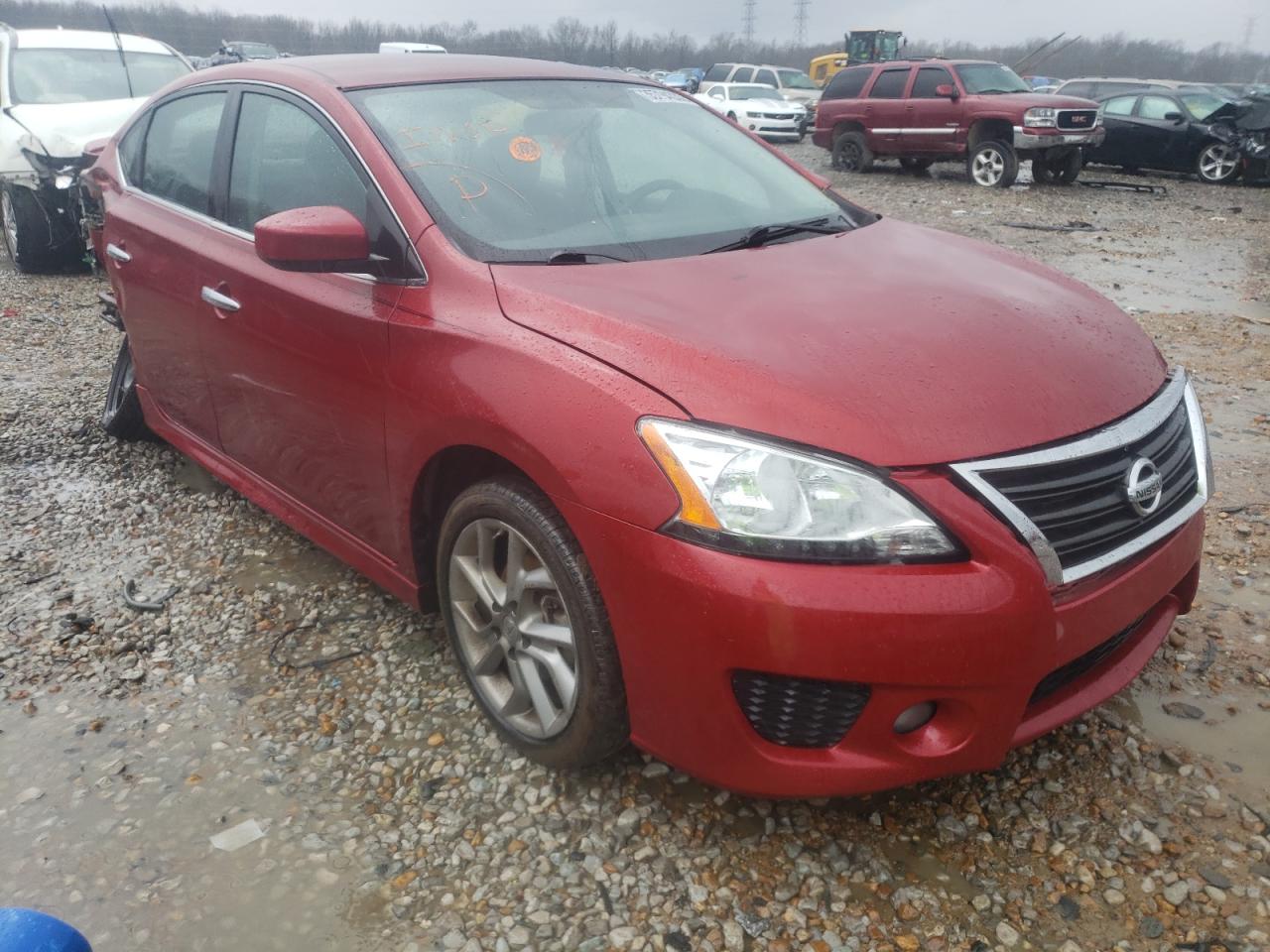 NISSAN SENTRA S 2014 with VIN 3N1AB7AP2EY333495 - Photo from auction