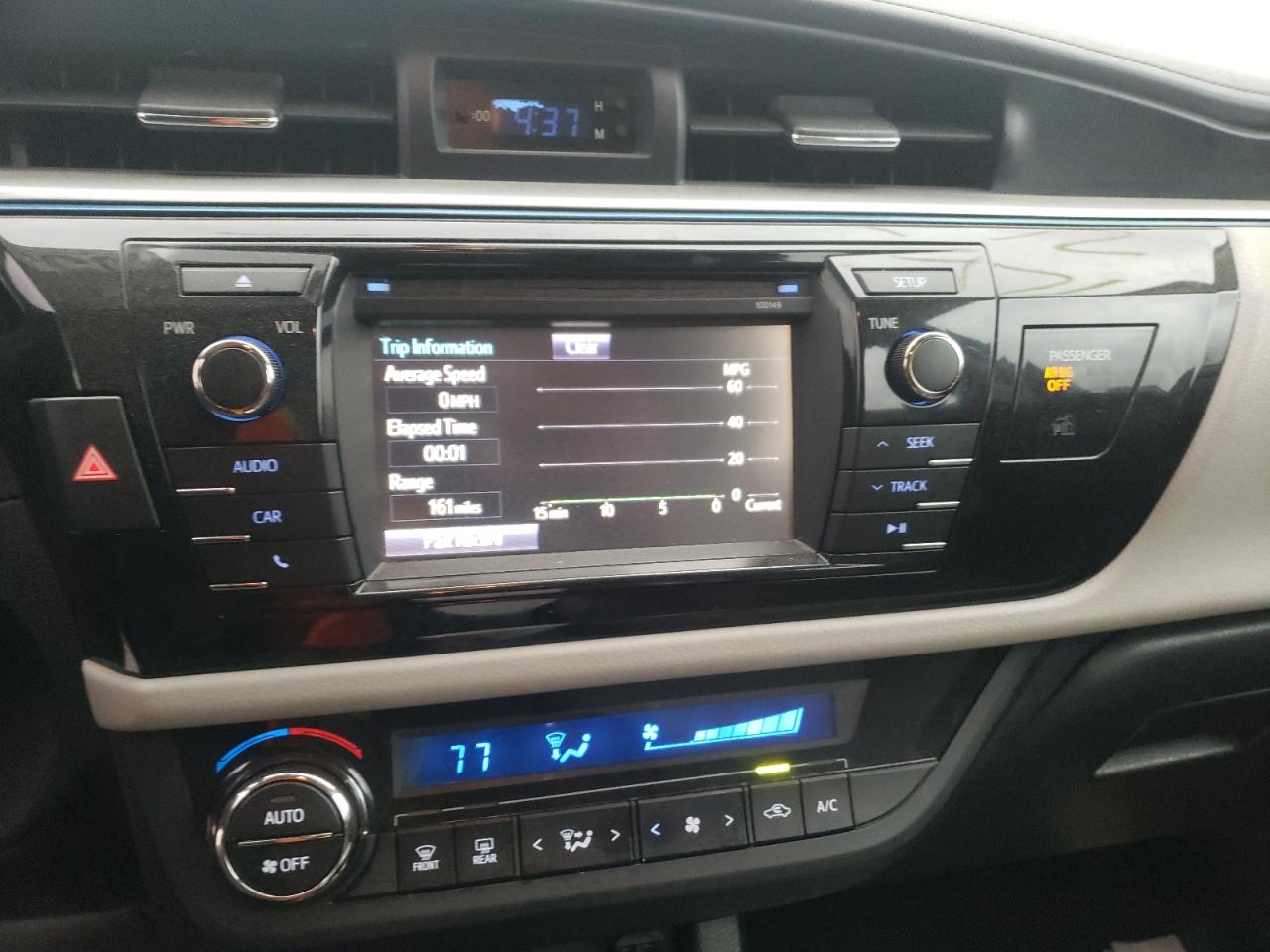 Photo 9 from auction – 2014 TOYOTA COROLLA with VIN 5YFBURHE3EP100964