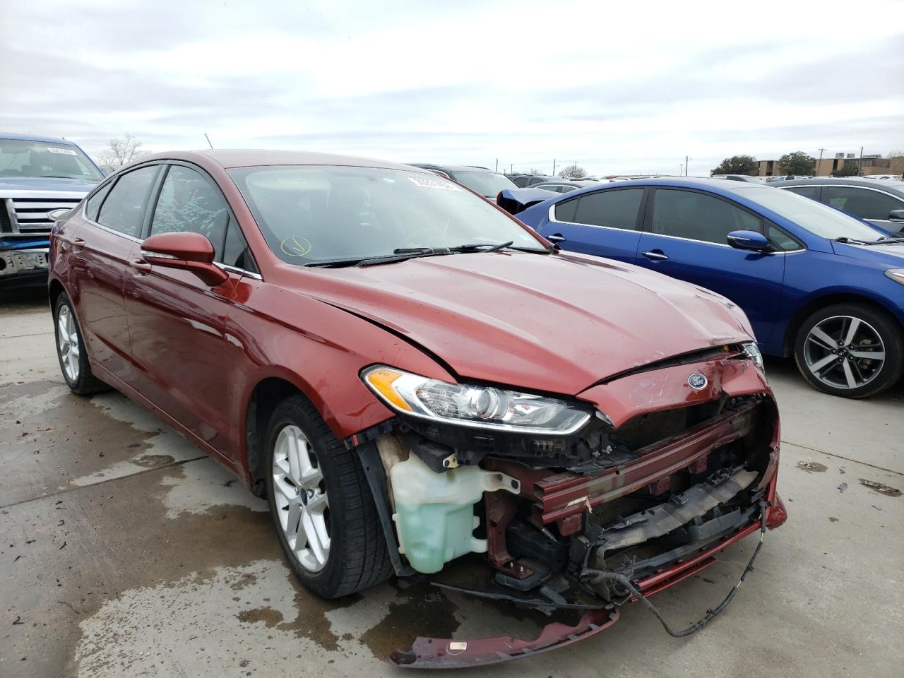FORD FUSION SE 2014 with VIN 3FA6P0H77ER192909 - Photo from auction