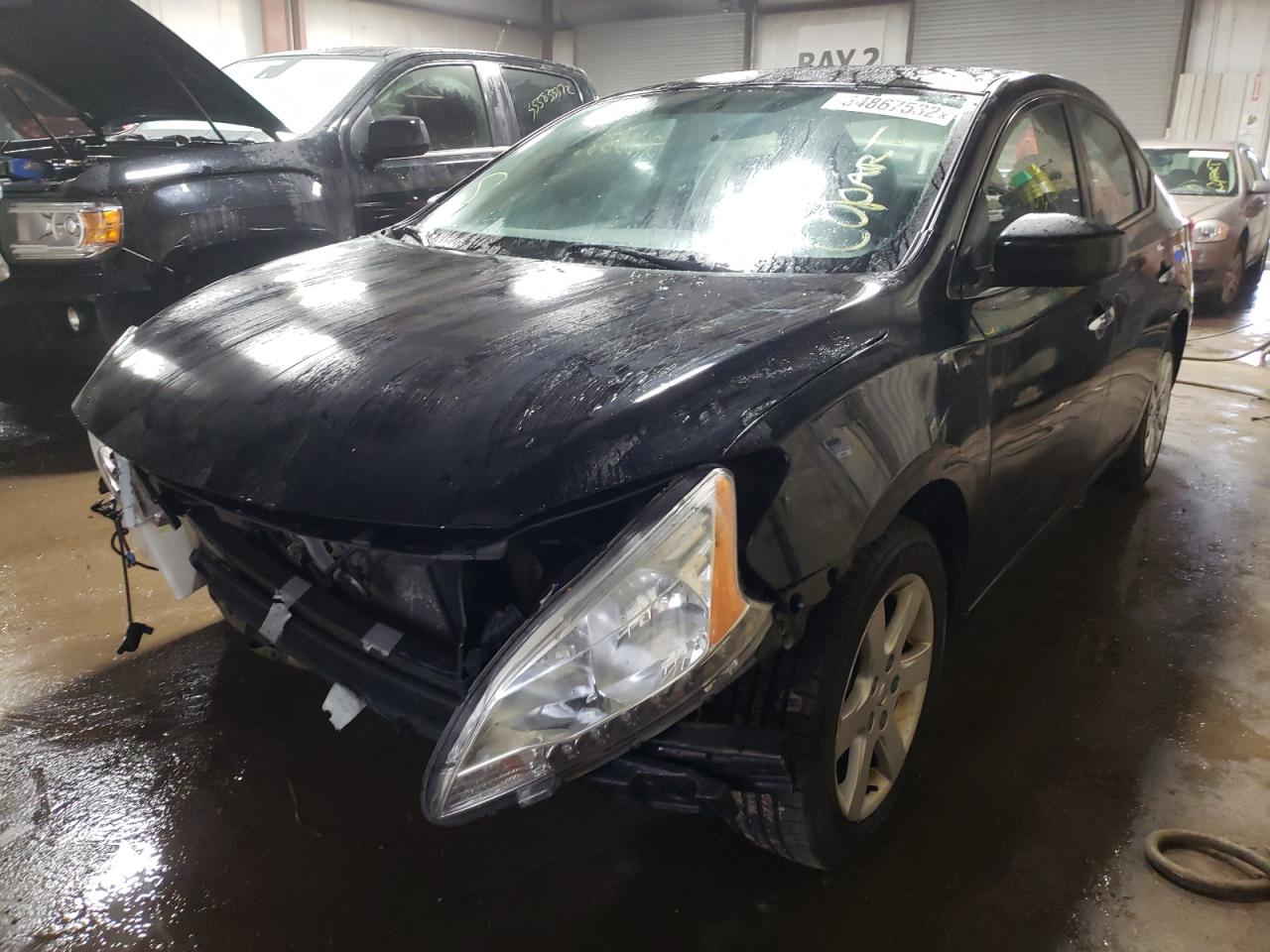 Photo 2 from auction – 2013 NISSAN SENTRA S with VIN 1N4AB7AP1DN910449
