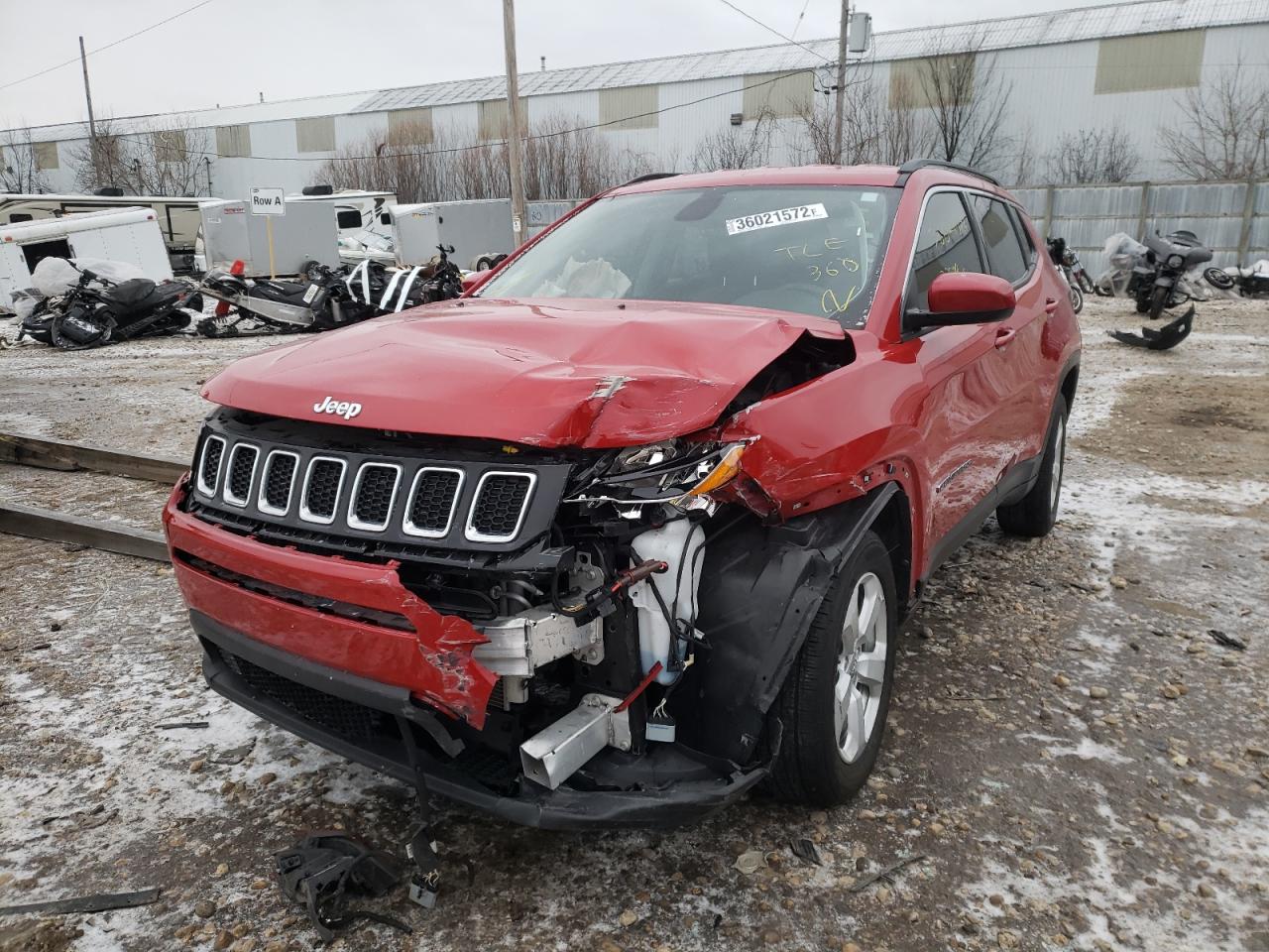Photo 2 from auction – 2020 JEEP COMPASS LA with VIN 3C4NJDBB1LT229125