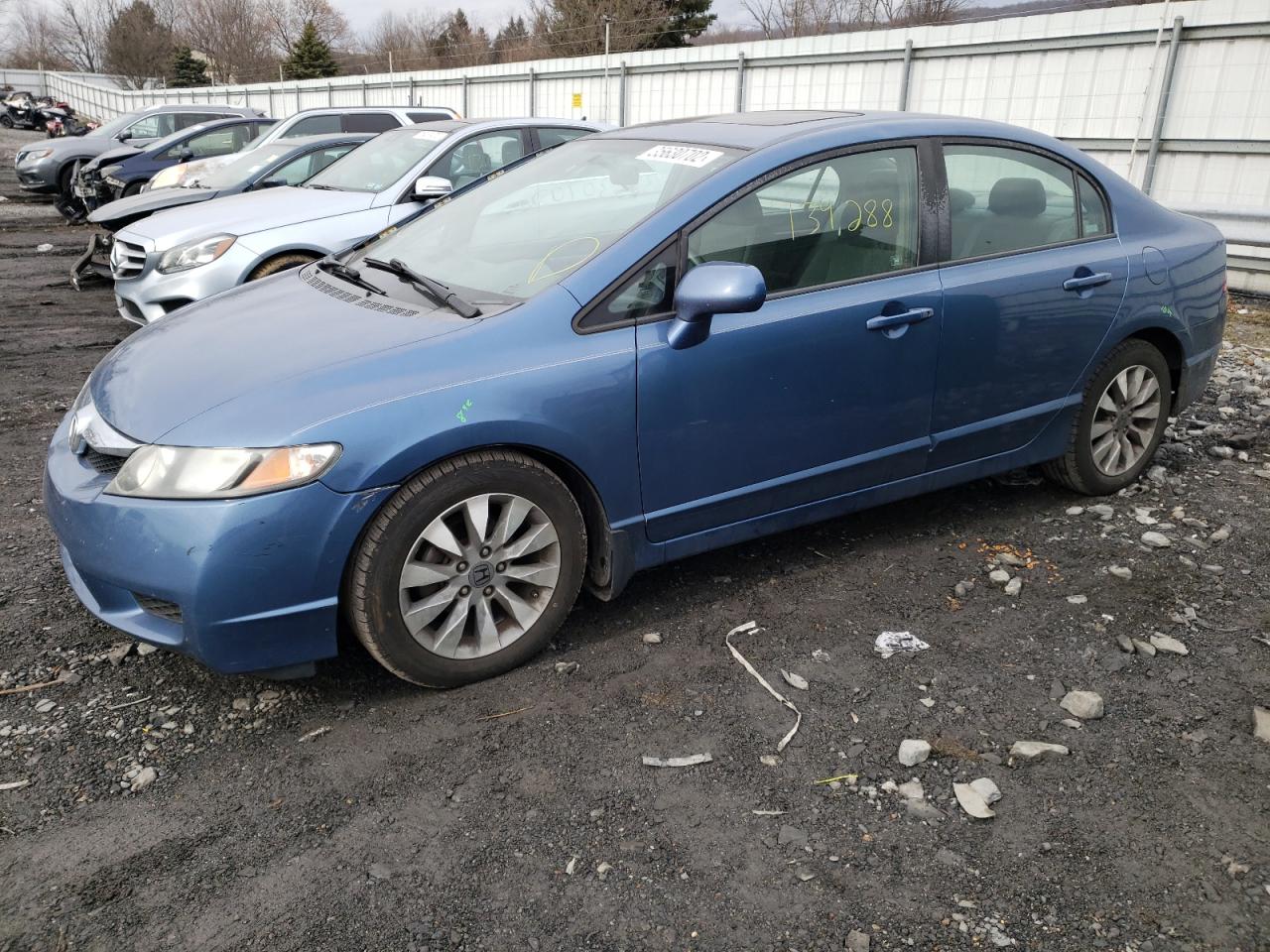 Photo 2 from auction – 2009 HONDA CIVIC EX with VIN 19XFA16819E043485