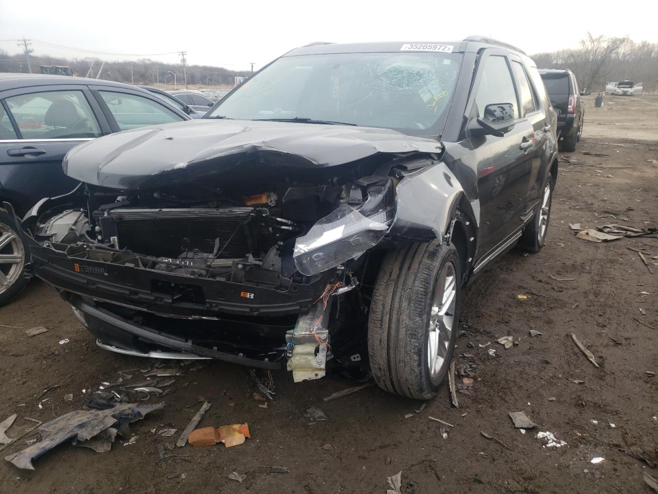 Photo 2 from auction – 2017 FORD EXPLORER X with VIN 1FM5K8D88HGB88070