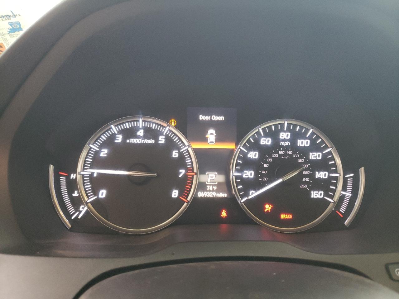 Photo 8 from auction – 2016 ACURA MDX with VIN 5FRYD3H20GB013985