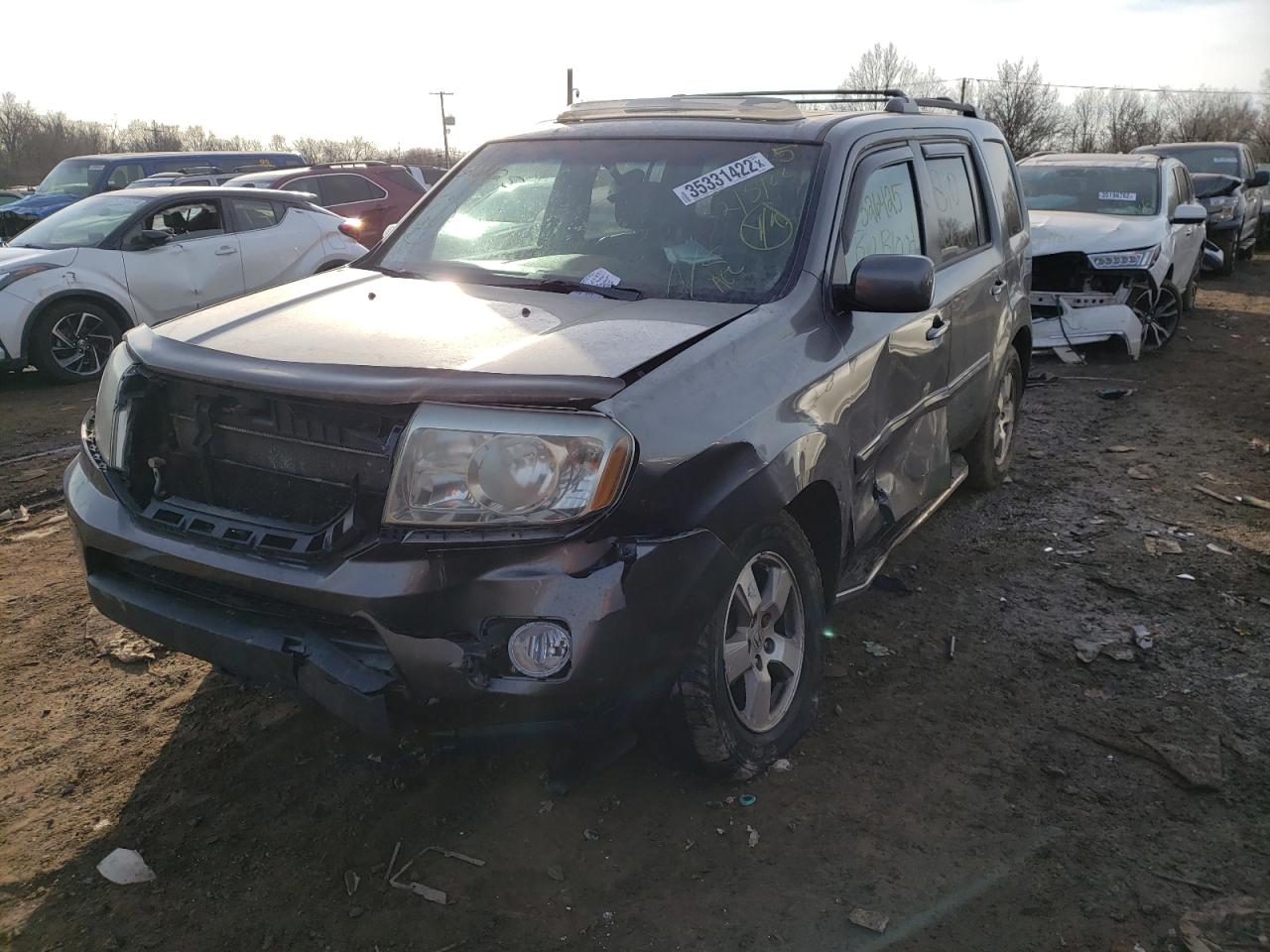 Photo 2 from auction – 2011 HONDA PILOT EXL with VIN 5FNYF4H53BB024502