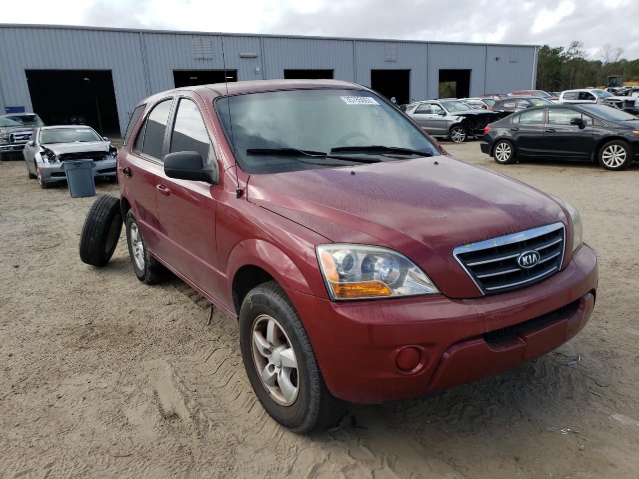 KIA SORENTO EX 2007 with VIN KNDJD736375702053 - Photo from auction