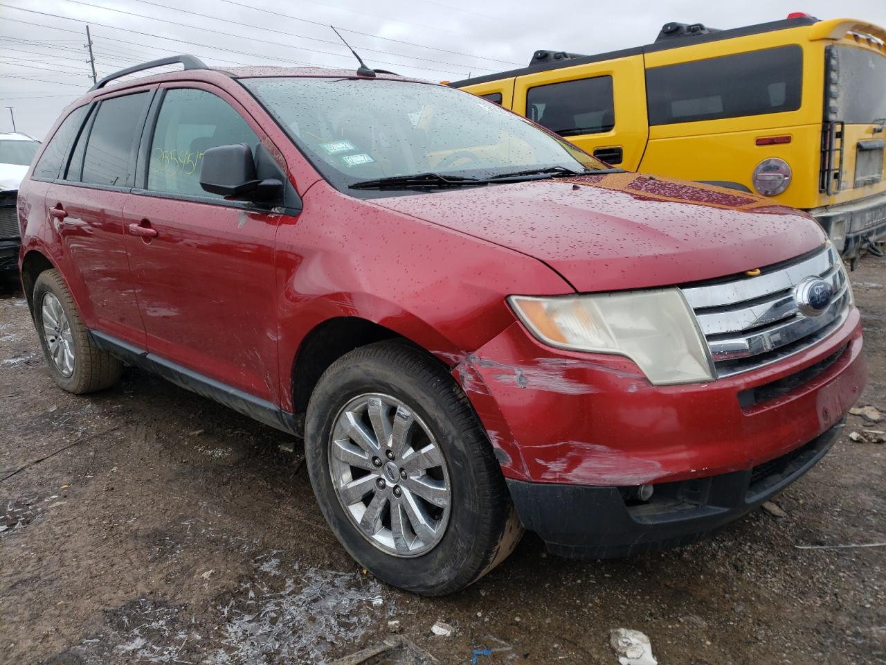 FORD EDGE SEL 2008 with VIN 2FMDK48C38BB07521 - Photo from auction