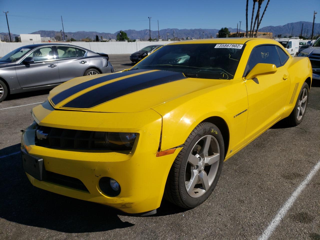 Photo 2 from auction – 2010 CHEVROLET CAMARO LT with VIN 2G1FC1EV5A9106083