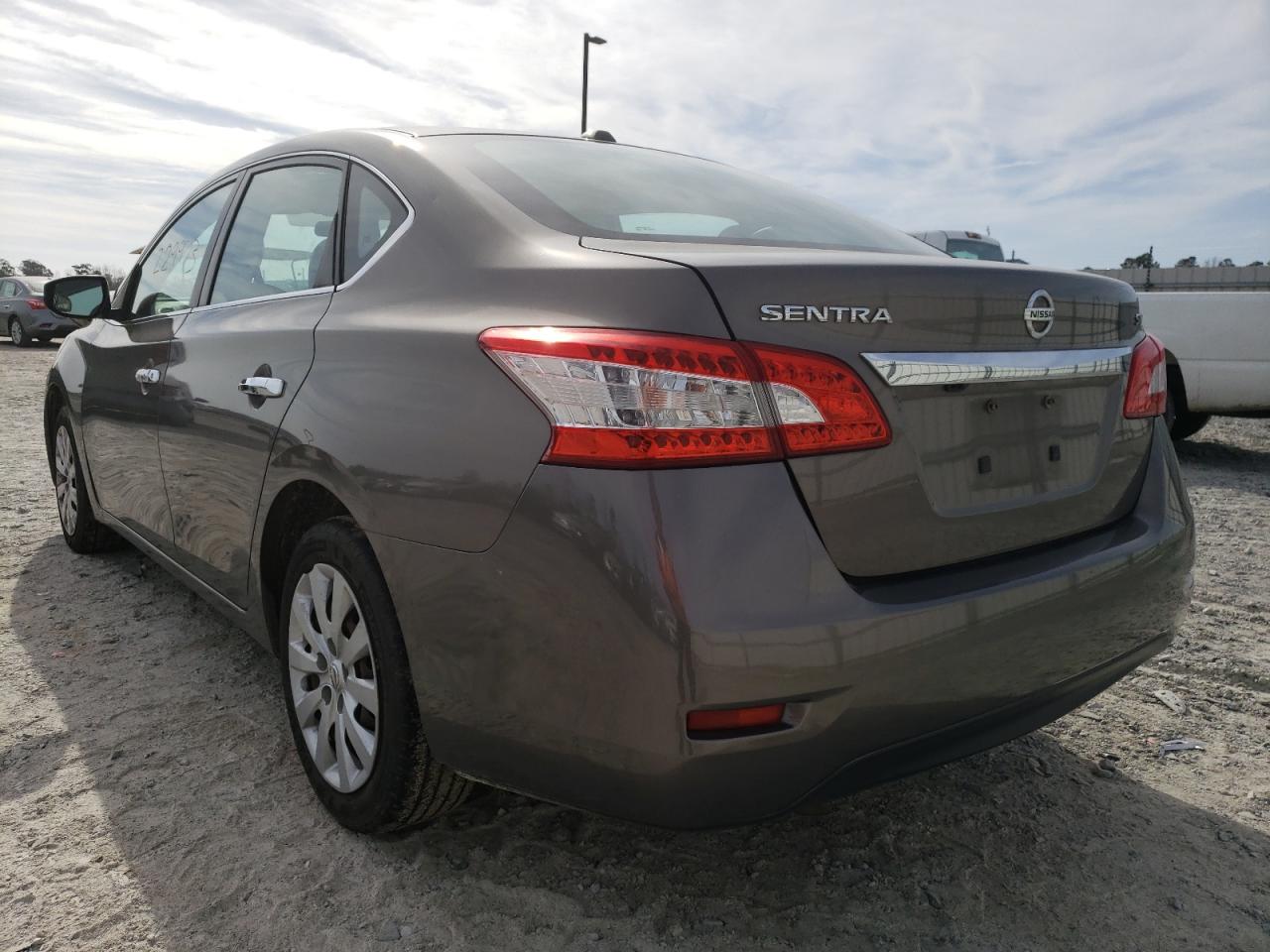 Photo 3 from auction – 2015 NISSAN SENTRA S with VIN 3N1AB7AP9FL634280