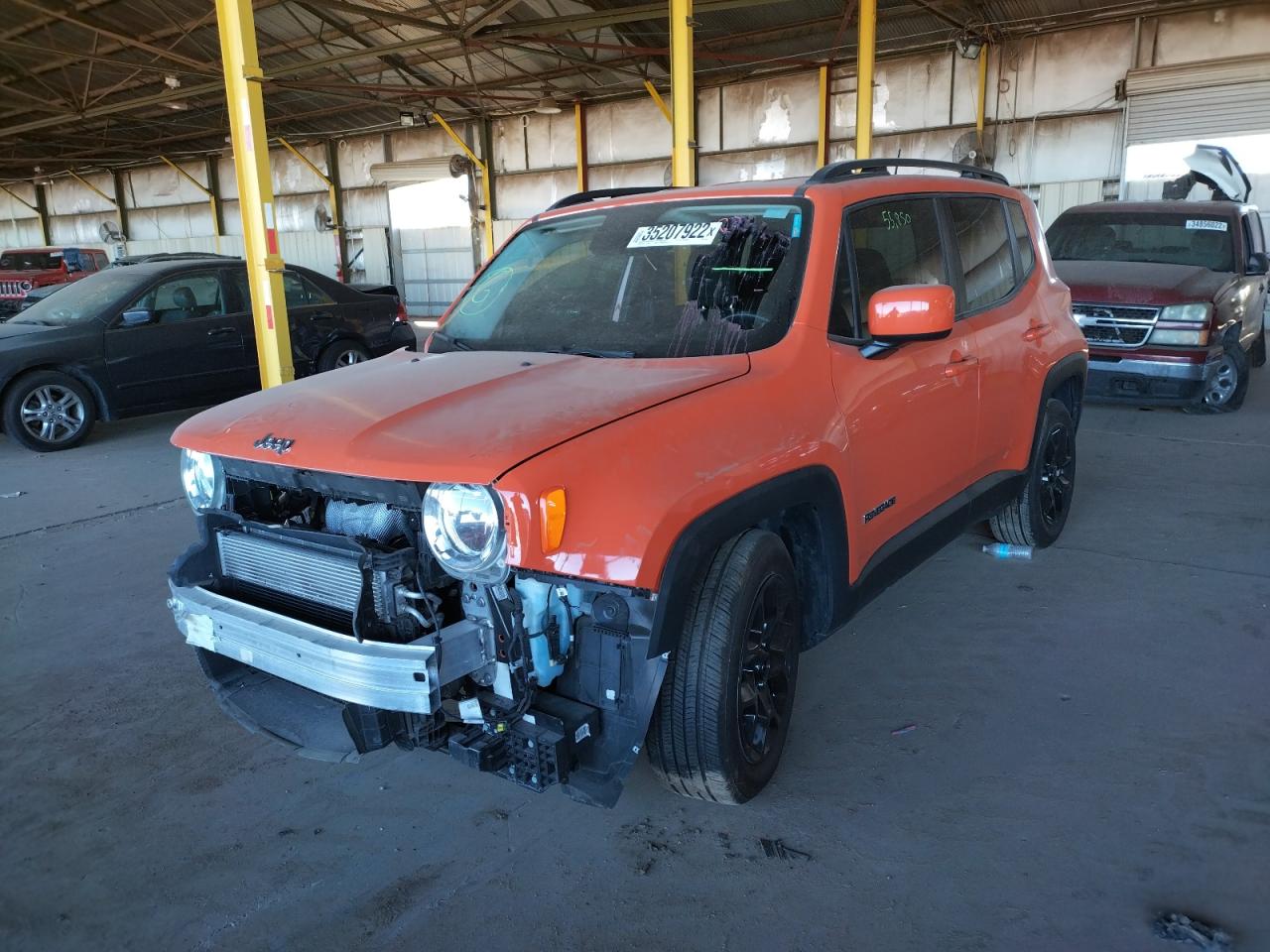 Photo 2 from auction – 2017 JEEP RENEGADE L with VIN ZACCJABB7HPG58564