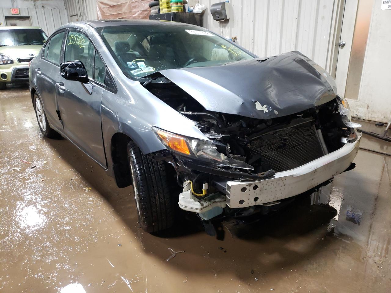 HONDA CIVIC EXL 2012 with VIN 2HGFB2F92CH510826 - Photo from auction
