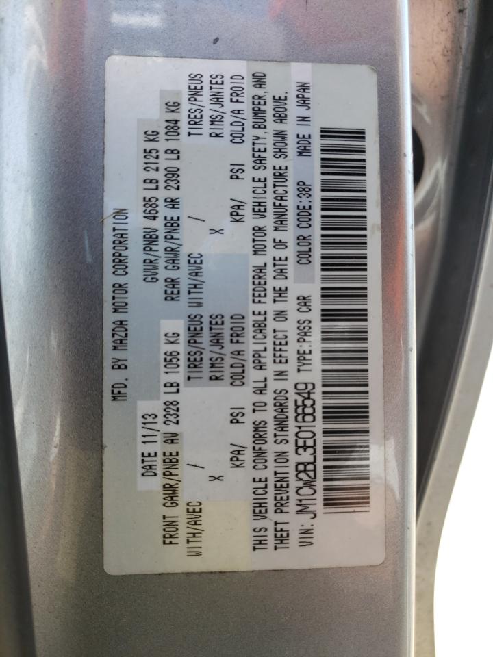 Photo 10 from auction – 2014 MAZDA 5 SPORT with VIN JM1CW2BL3E0166549