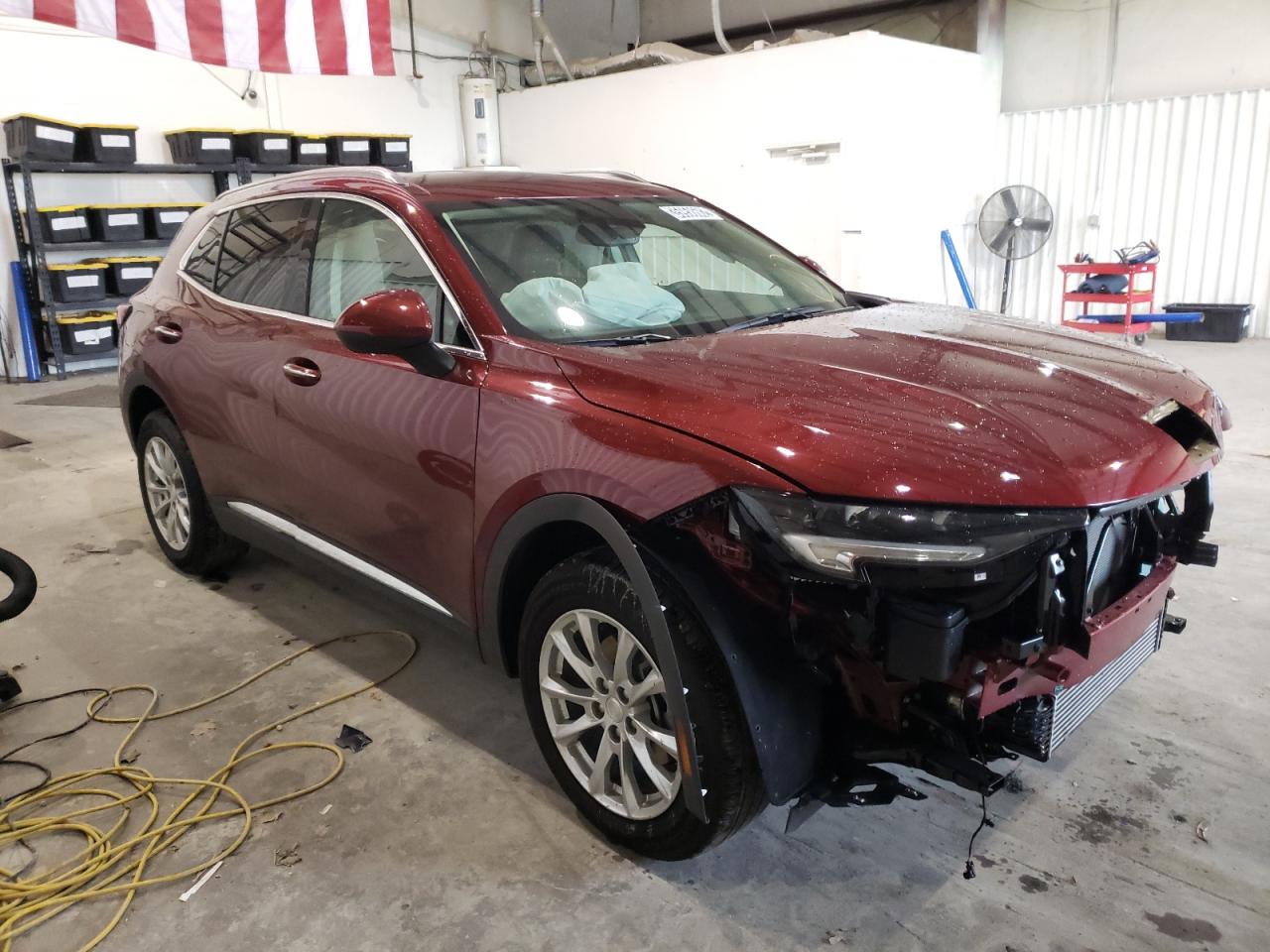 BUICK ENVISION P 2021 with VIN LRBAZLR46MD180776 - Photo from auction