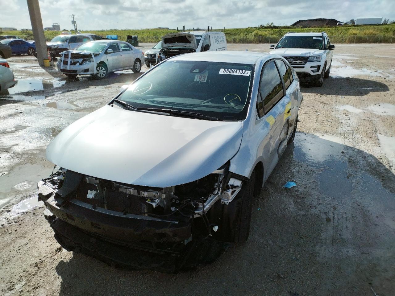 Photo 2 from auction – 2020 TOYOTA COROLLA LE with VIN JTDEPRAE4LJ090963