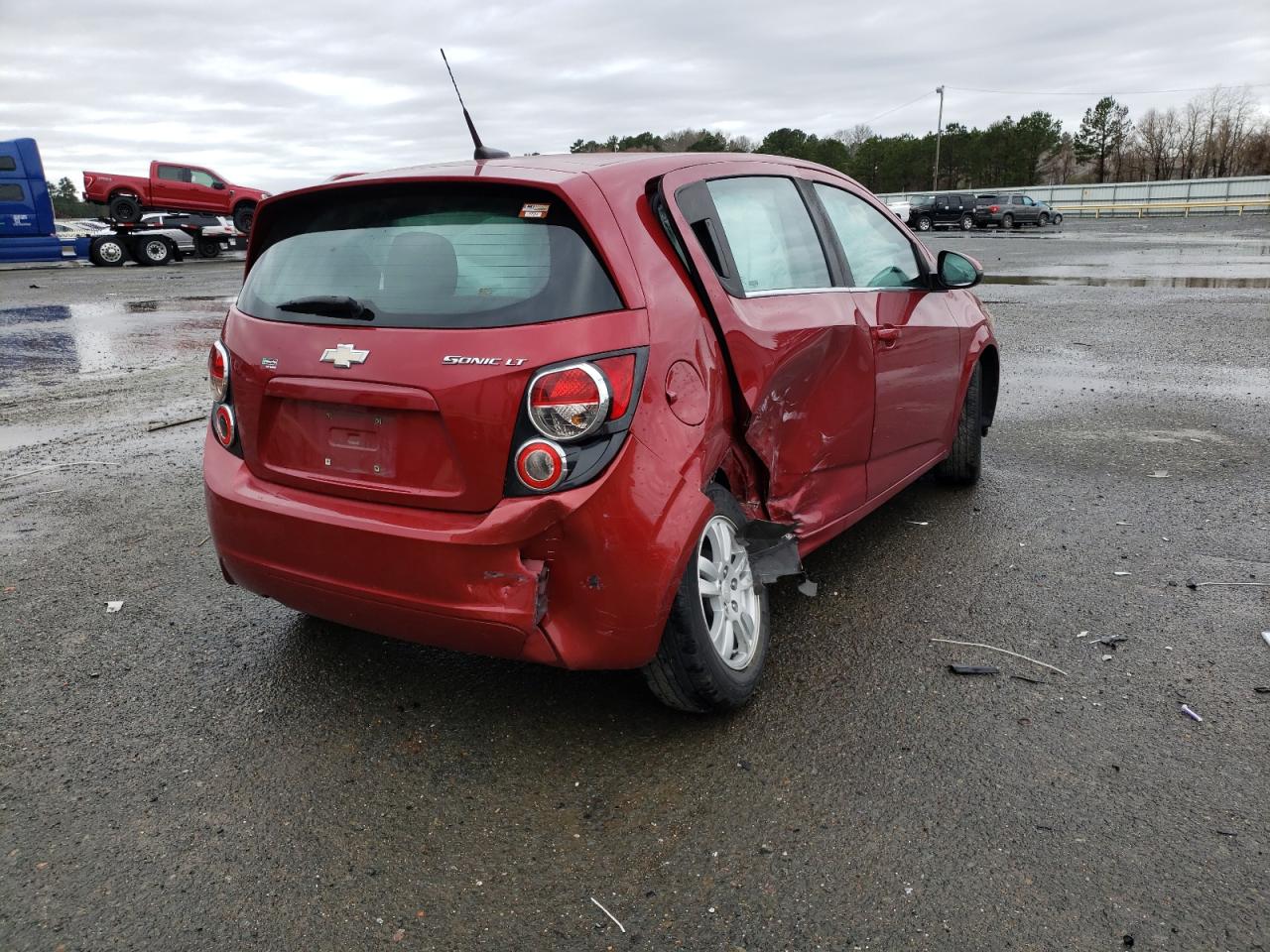 Photo 4 from auction – 2013 CHEVROLET SONIC LT with VIN 1G1JC6SH0D4127131