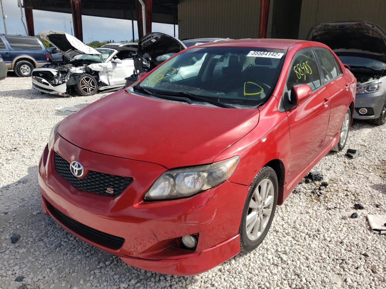 Photo 2 from auction – 2010 TOYOTA COROLLA BA with VIN 2T1BU4EE5AC488703