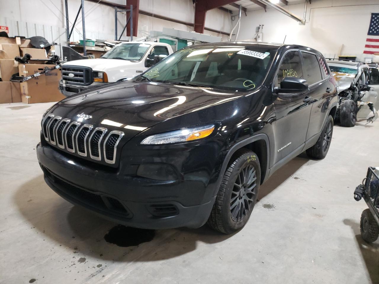 Photo 2 from auction – 2014 JEEP CHEROKEE S with VIN 1C4PJLAB0EW104750