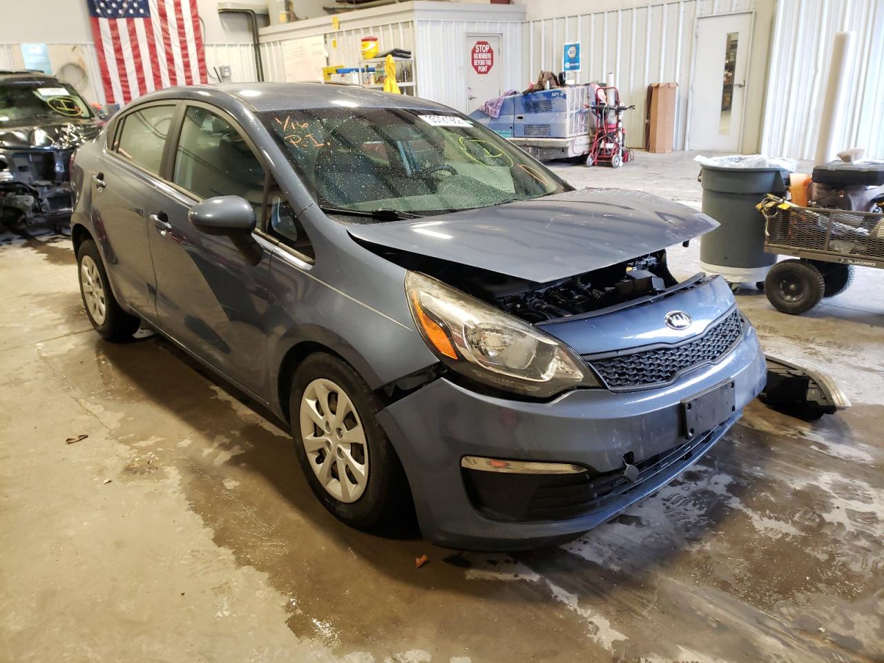 KIA RIO LX 2016 with VIN KNADM4A33G6565241 - Photo from auction