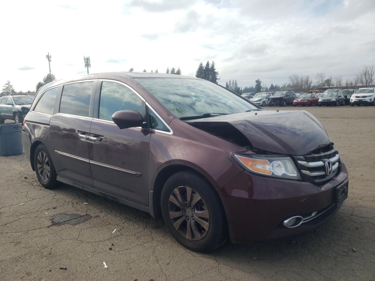 Photo 1 from auction – 2014 HONDA ODYSSEY EX with VIN 5FNRL5H69EB056726